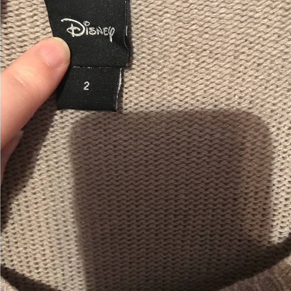 Torrid Disney Mickey Mouse Grey + Black Ombré Sweater / Sweatshirt / Jacket Sz 2 - Picture 5 of 7